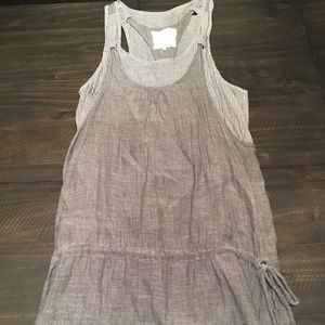 Cute Layered Dress with Drawstring, Pocket